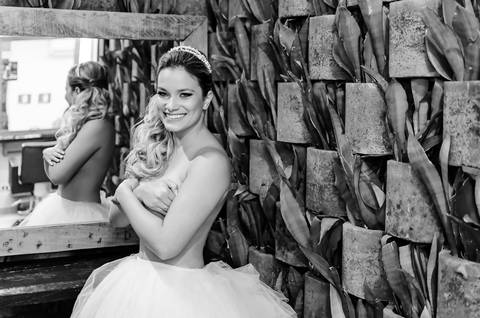 Belo sorriso da noiva'