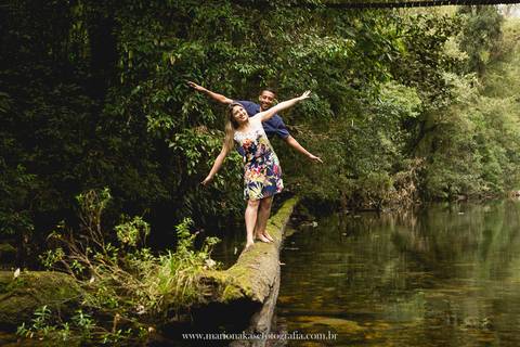 Ensaio de Pré Wedding no Parque das Neblinas'
