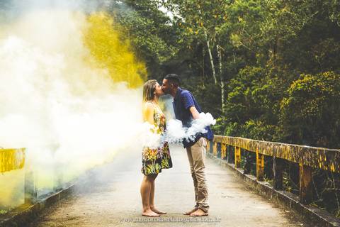 Ensaio de Pré Wedding no Parque das Neblinas'