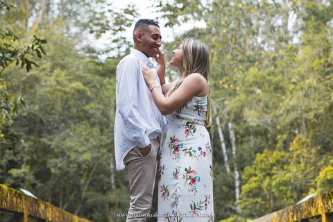 Ensaio de Pré Wedding no Parque das Neblinas'