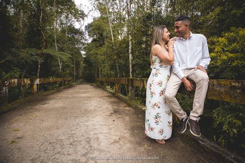 Ensaio de Pré Wedding no Parque das Neblinas'