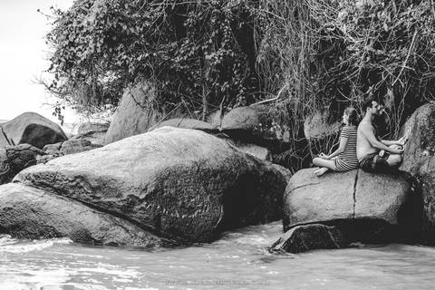 Ensaio de gestante na praia por Mario Nakase Fotografia'