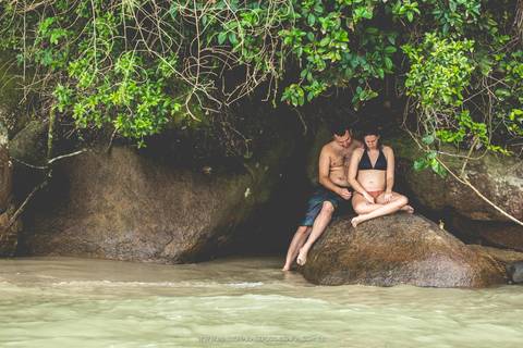 Ensaio de gestante na praia por Mario Nakase Fotografia'