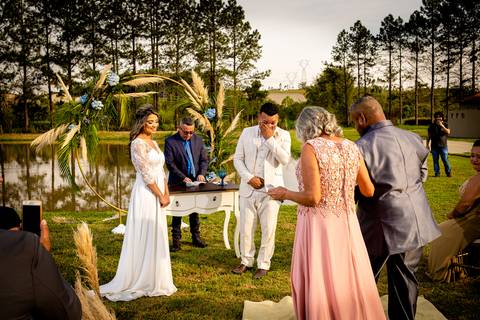 Casamento no Campo em Quarentena pelo COVID 19, Fotografia de Mario Nakase'