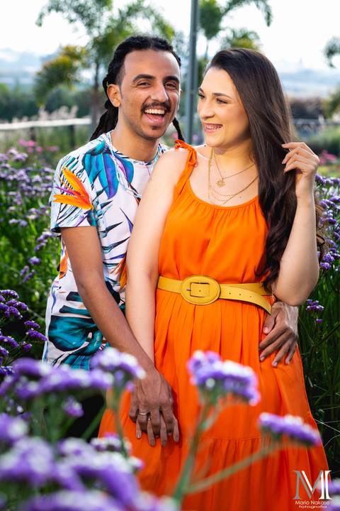 Ensaio de Pré Casamento em Holambra SP, Fotografia por Mario Nakase Fotografia'