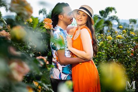 Ensaio de Pré Casamento em Holambra SP, Fotografia por Mario Nakase Fotografia'