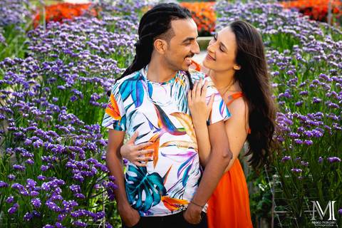 Ensaio de Pré Casamento em Holambra SP, Fotografia por Mario Nakase Fotografia'