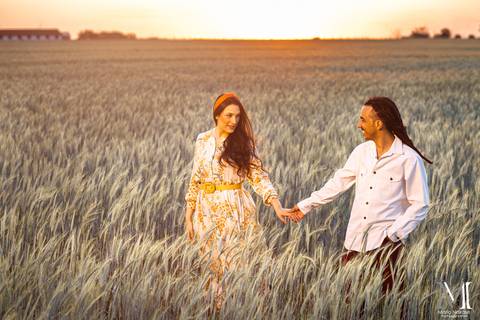 Ensaio de Pré Casamento em Holambra SP, Fotografia por Mario Nakase Fotografia'