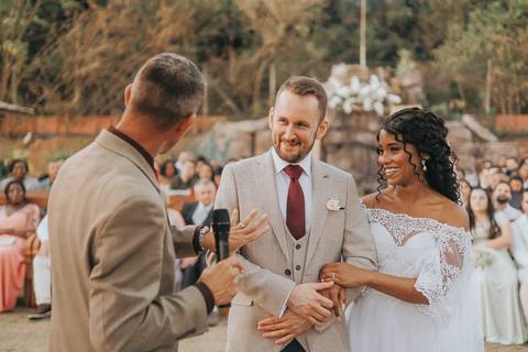 FOTOS CERIMONIA DE CASAMENTO SITIO CONTAGEM'