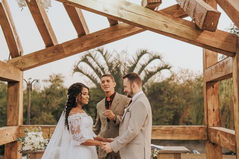 FOTOS CERIMONIA DE CASAMENTO SITIO CONTAGEM'