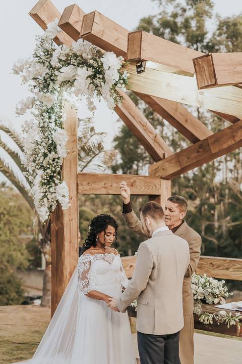 FOTOS CERIMONIA DE CASAMENTO SITIO CONTAGEM'