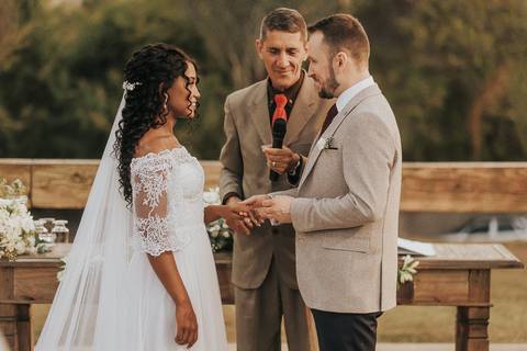 FOTOS CERIMONIA DE CASAMENTO SITIO CONTAGEM'