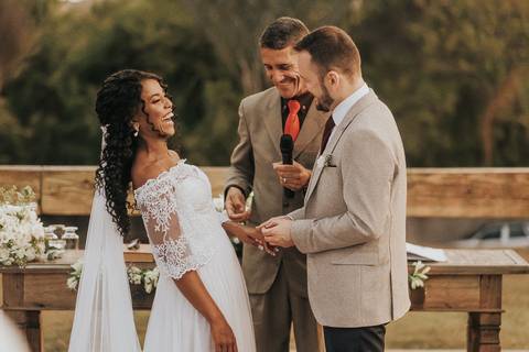 FOTOS CERIMONIA DE CASAMENTO SITIO CONTAGEM'