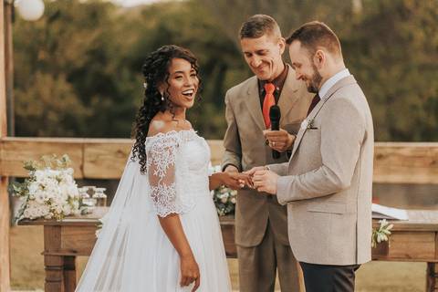 FOTOS CERIMONIA DE CASAMENTO SITIO CONTAGEM'