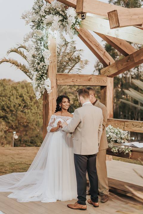 FOTOS CERIMONIA DE CASAMENTO SITIO CONTAGEM'