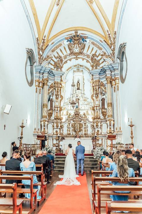 FOTOS CERIMONIA CASAMENTO IGREJA NOSSA SENHORA DO CARMO - PRAÇA MINAS '