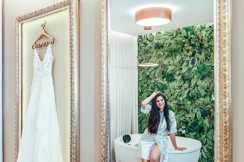 FOTOS MAKING OF NOIVA SALÃO LABELA - MARIANA/MG'