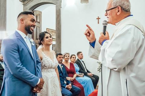FOTOS CERIMONIA CASAMENTO IGREJA NOSSA SENHORA DO CARMO - PRAÇA MINAS '