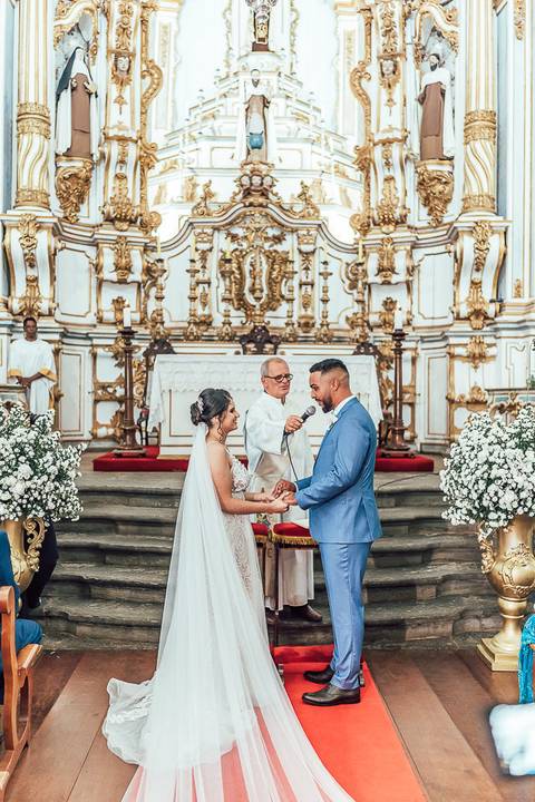 FOTOS CERIMONIA CASAMENTO IGREJA NOSSA SENHORA DO CARMO - PRAÇA MINAS '