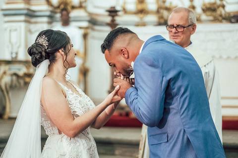 FOTOS CERIMONIA CASAMENTO IGREJA NOSSA SENHORA DO CARMO - PRAÇA MINAS '