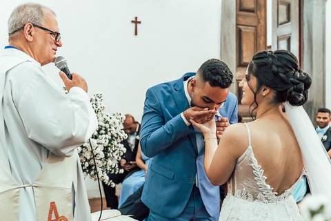 FOTOS CERIMONIA CASAMENTO IGREJA NOSSA SENHORA DO CARMO - PRAÇA MINAS '