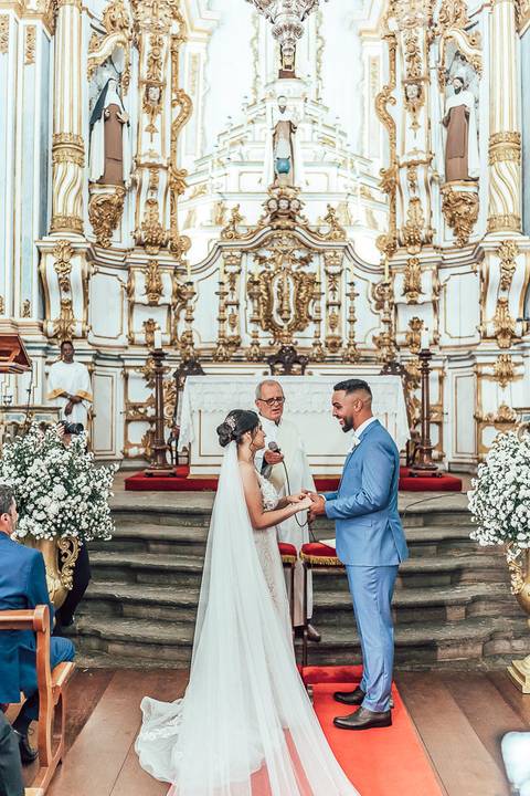 FOTOS CERIMONIA CASAMENTO IGREJA NOSSA SENHORA DO CARMO - PRAÇA MINAS '