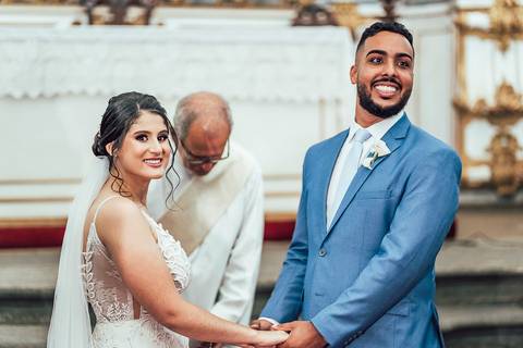 FOTOS CERIMONIA CASAMENTO IGREJA NOSSA SENHORA DO CARMO - PRAÇA MINAS '