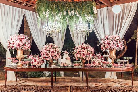 FOTOS DECORAÇÃO FESTA CASAMENTO CASA DO LAGO/MARIANA - MG '