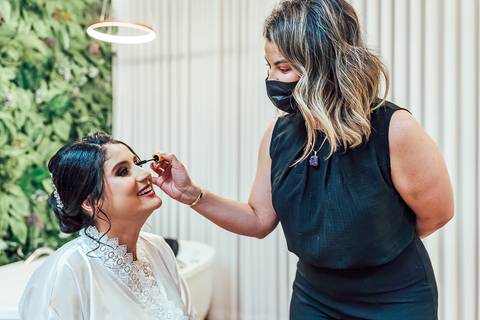 FOTOS MAKING OF NOIVA SALÃO LABELA - MARIANA/MG'