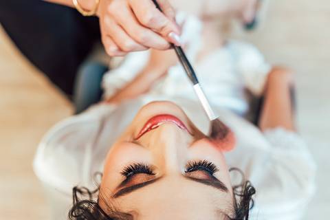 FOTOS MAKING OF NOIVA SALÃO LABELA - MARIANA/MG'