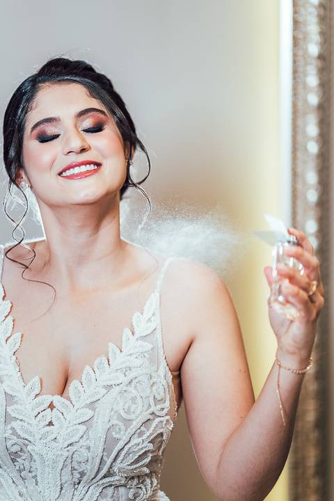 FOTOS MAKING OF NOIVA SALÃO LABELA'