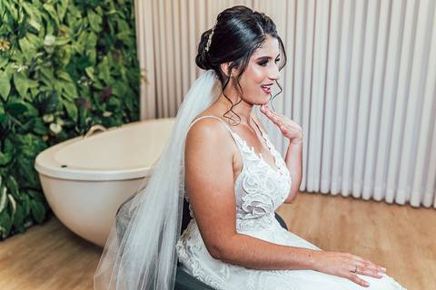 FOTOS MAKING OF NOIVA SALÃO LABELA'