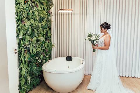 FOTOS MAKING OF NOIVA SALÃO LABELA'