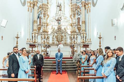 CASAMENTO IGREJA NOSSA SENHORA DO CARMO - PRAÇA MINAS GERAIS'
