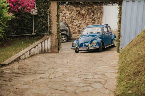 entrada noiva fusca azul belo horizonte'