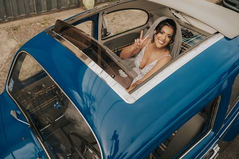 entrada noiva fusca azul belo horizonte'