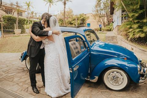 entrada noiva fusca azul belo horizonte'