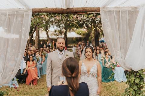 fotos cerimonia casamento monarca casarão'