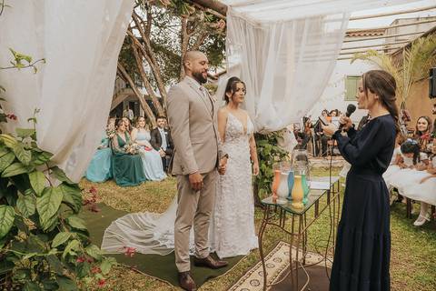 fotos cerimonia casamento monarca casarão'