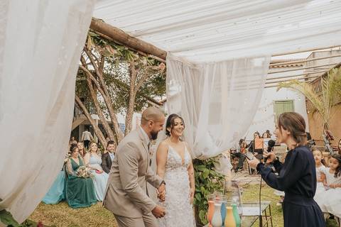 fotos cerimonia casamento monarca casarão'