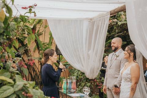 fotos cerimonia casamento monarca casarão'