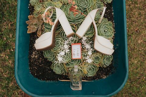 fotos making of noiva monarca casarão'