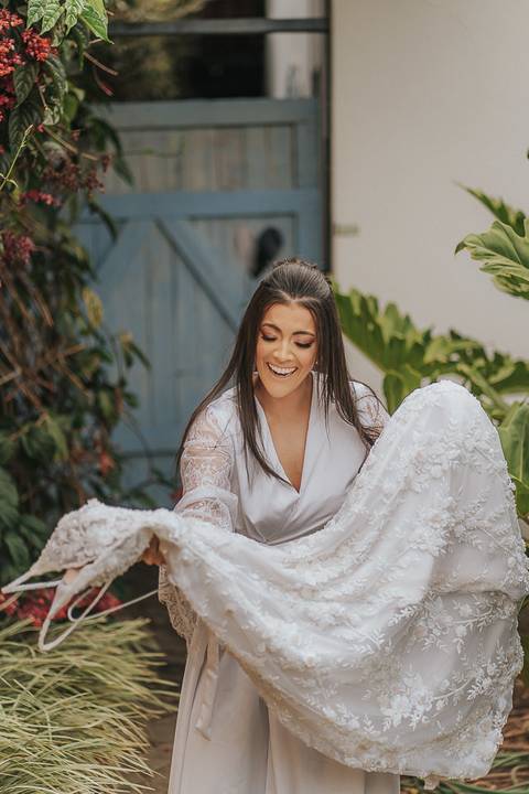 fotos making of noiva monarca casarão'