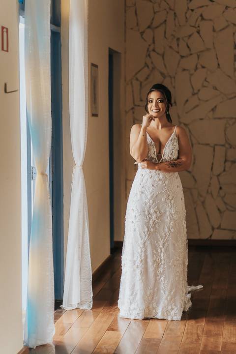 fotos making of noiva monarca casarão'