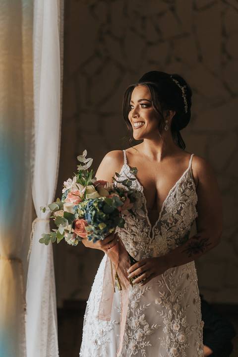 fotos making of noiva monarca casarão'