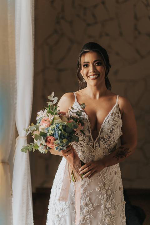 fotos making of noiva monarca casarão'