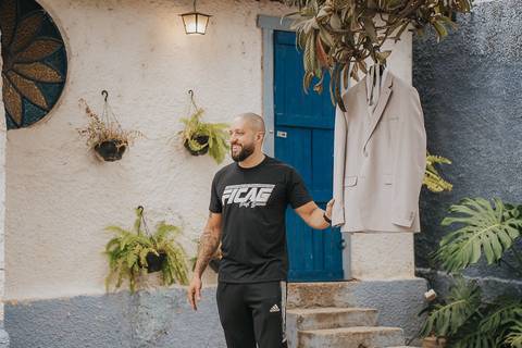 fotos making of noivo monarca casarão'