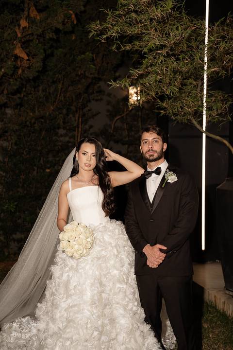 VESTIDO DE NOIVA LUXUOSO CASAMENTO PAMPULHA - BELO HORIZONTE'