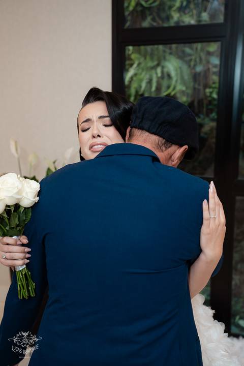 first look com pai da noiva'