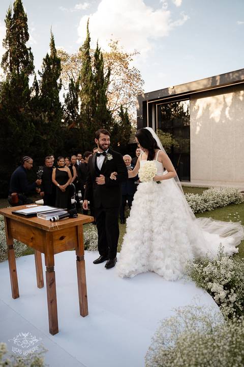 CERIMONIA DE CASAMENTO INTIMISTA TOTH EVENTOS'